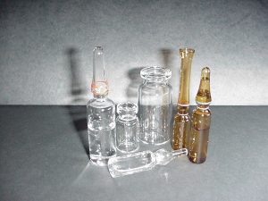 Glass: Leak Test Holes Vials