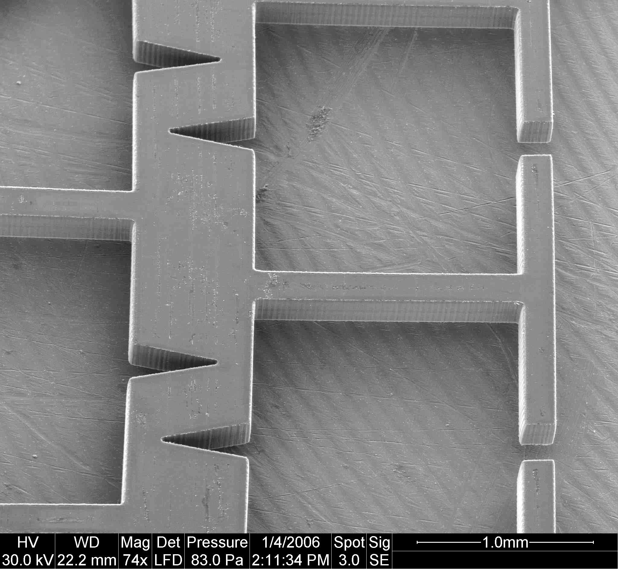 Potomac Metal Fabrication: Metal Sheet SEM