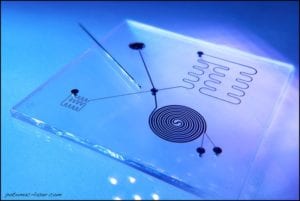 Rapid fabrication of microfluidic devices.