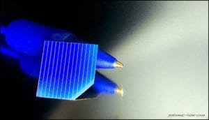 Laser dicing of Thin Silicon Solar Wafer for NIST.